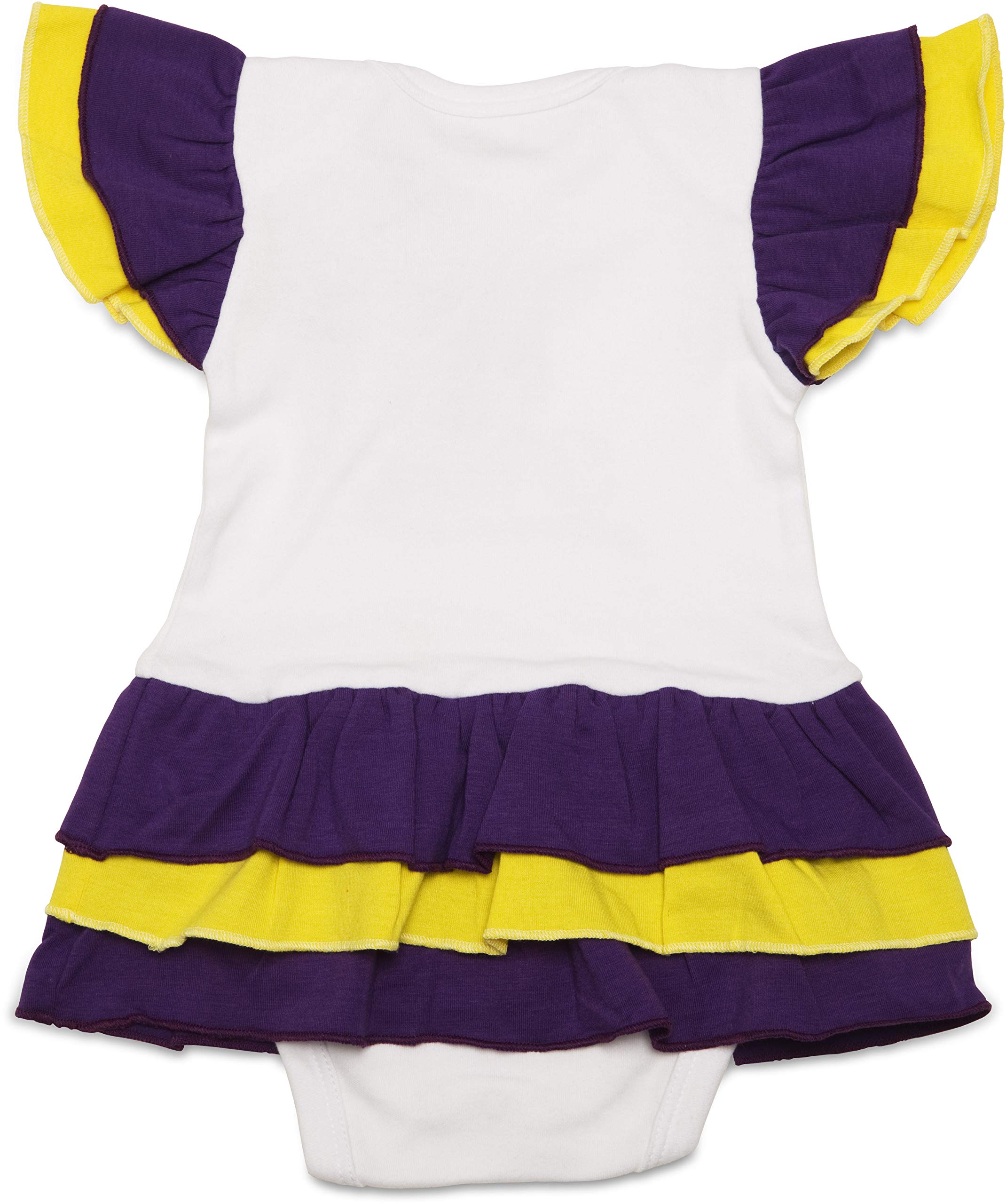Purple and Gold #1 Fan Onesie Dress - Comfortable & Stylish Team Spirit Outfit for Game Day, Tailgating & Fan Events