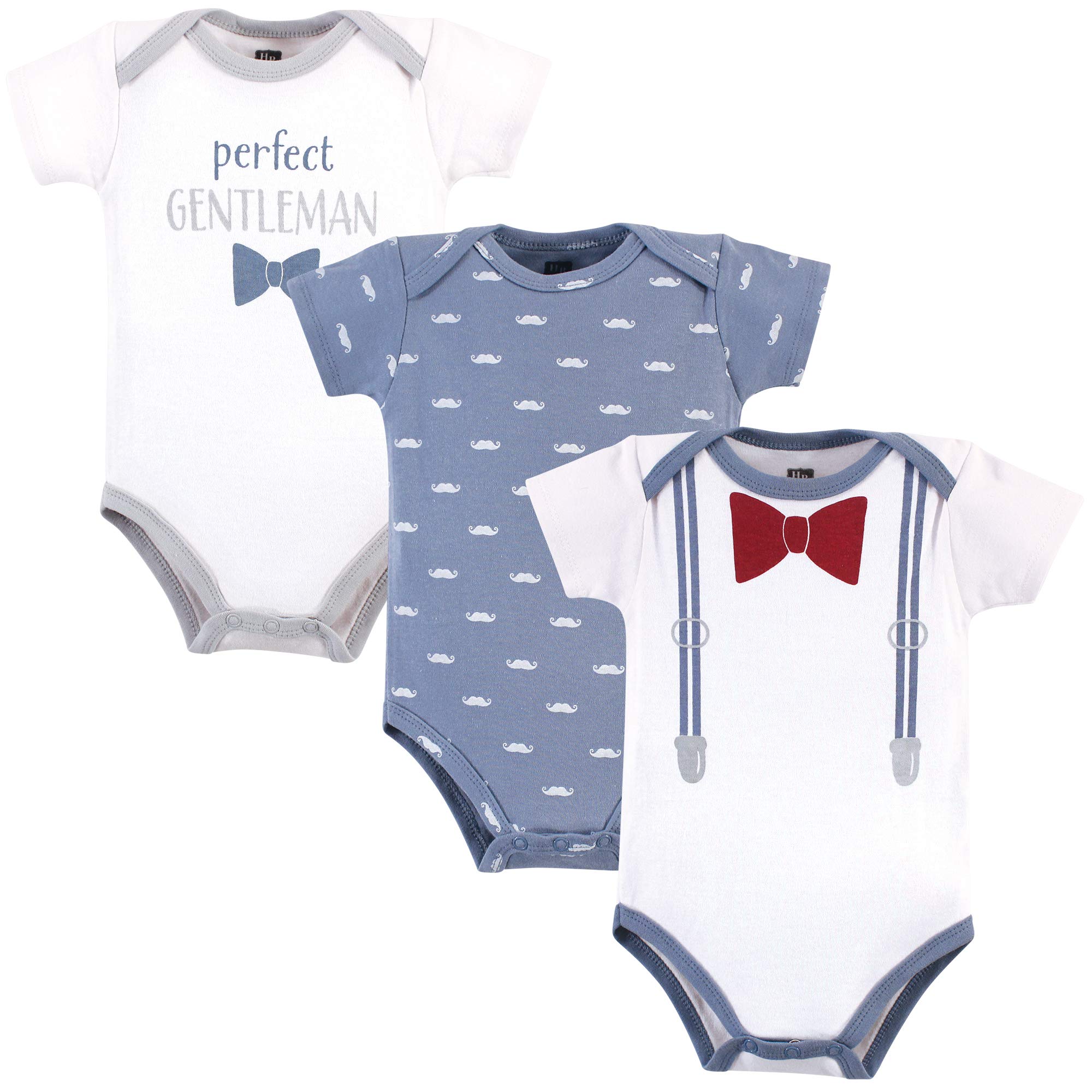 Hudson Baby Cotton Bodysuits - Soft Unisex Onesies for Newborns & Infants