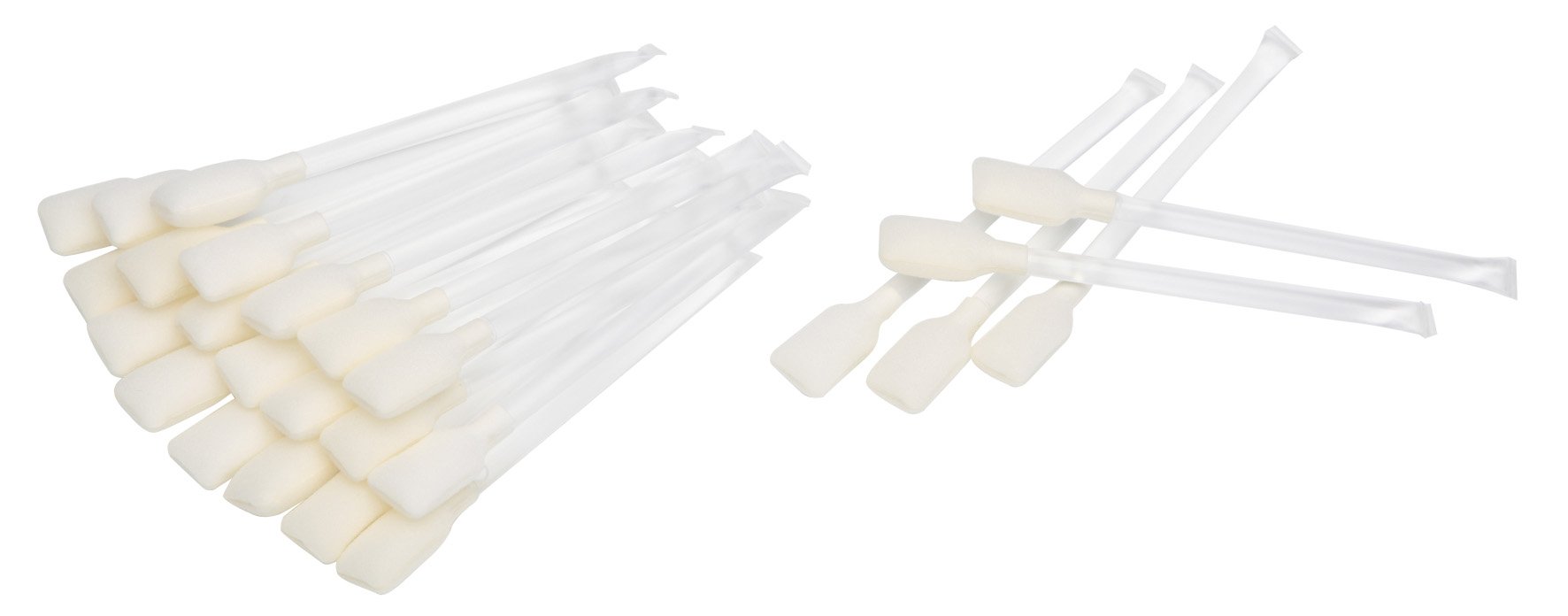 Self-Saturating Isopropyl Alcohol Cleaning Swab Pads - 50 Pack with Foam Tips for Electronics, Medical & Household Disinfection