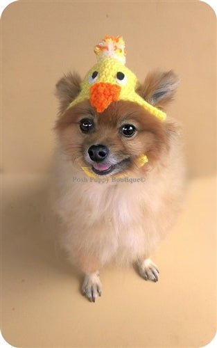 Crochet Chick Easter Beanie Hat - Handmade Knitted Baby Chick Bonnet for Easter Photos & Spring Celebrations - Perfect for Easter Egg Hunts, Spring Festivals & Newborn Photoshoots