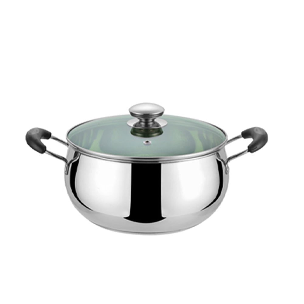 Premium Stainless Steel Stock Pot with Lid - 8 Quart Heavy Duty Cooking Pot for Soups, Stews, Pasta & Boiling - Induction Compatible, Dishwasher Safe - Perfect for Home Kitchen & Professional Chefs