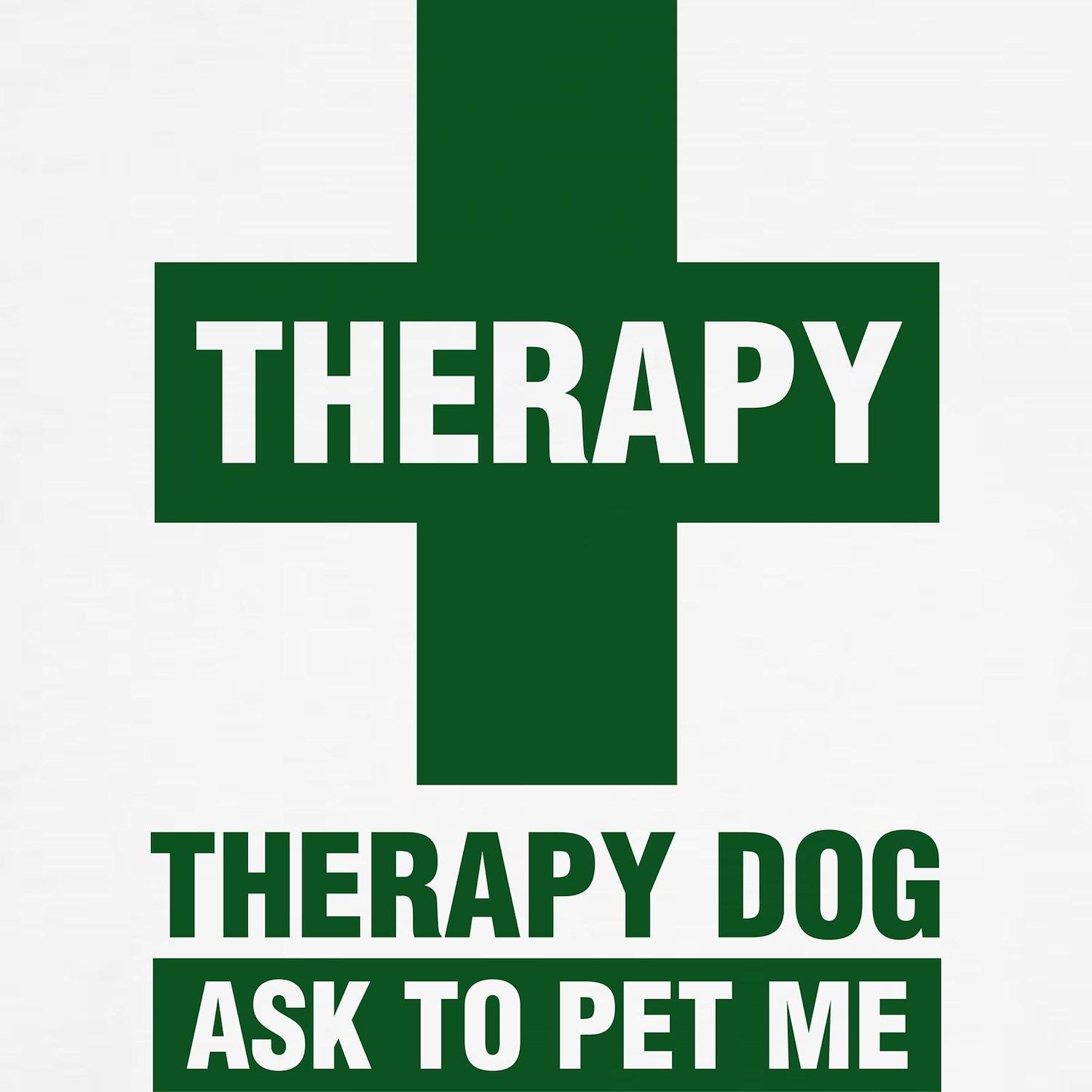 Therapy Dog ID T-Shirt for Pets - Funny Dog Costume & Pet Clothing - Perfect for Dog Lovers, Vet Visits, and Pet Therapy Sessions