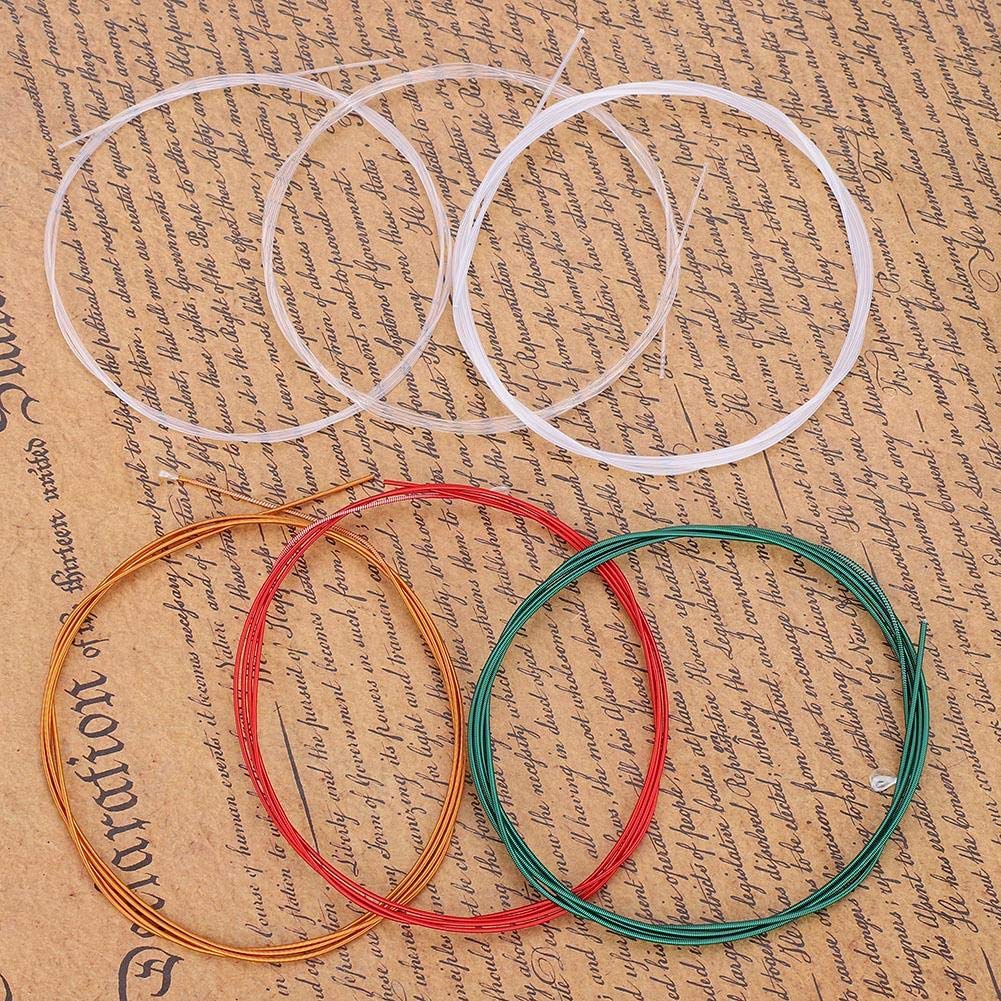 Premium 6-Piece Nylon Classical Guitar Strings Set - Standard Tension Acoustic Guitar Replacement Strings for Warm, Balanced Tone | Perfect for Beginners, Students, and Classical Guitar Performances