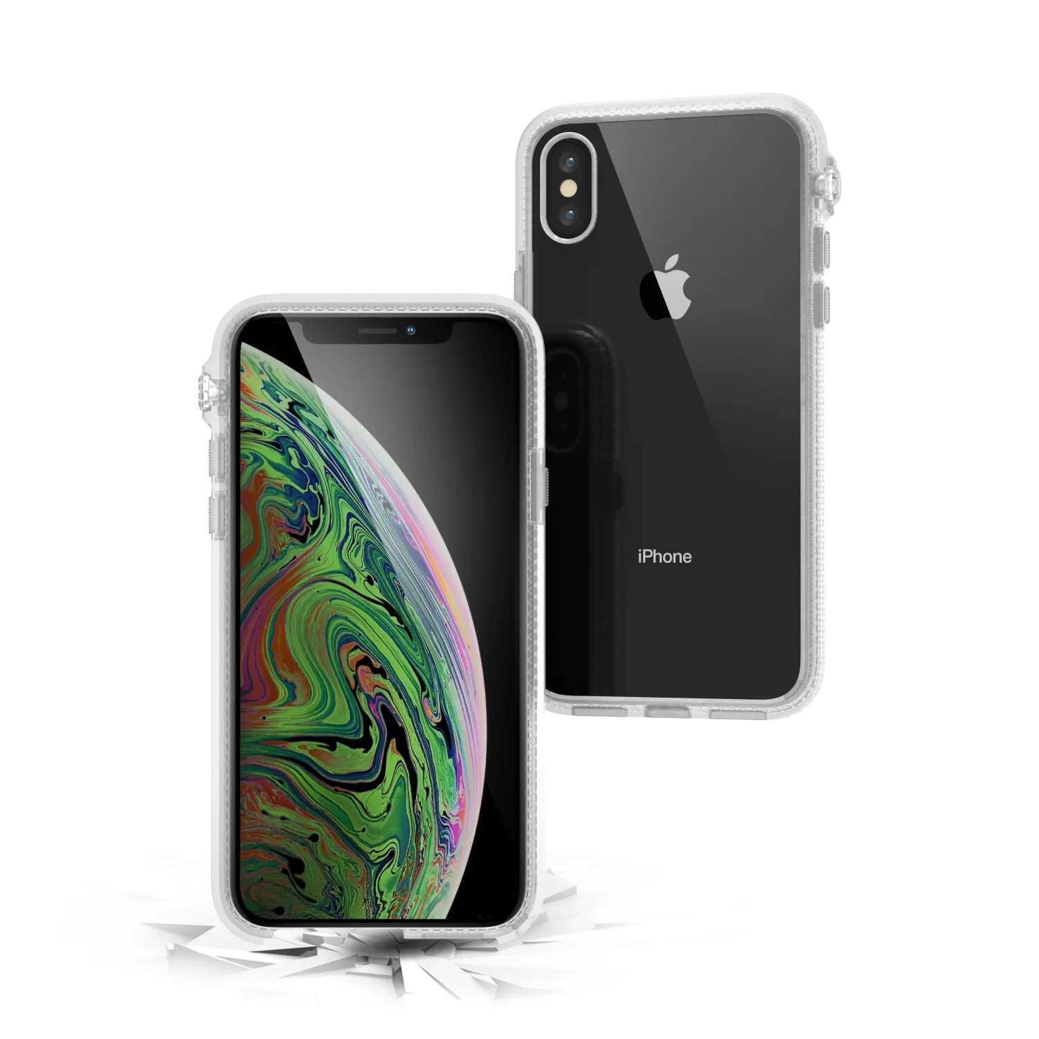 iPhone Xs Max Shockproof Case - Heavy Duty Drop Protection, Slim Fit & Scratch Resistant Cover for Everyday Use & Outdoor Activities