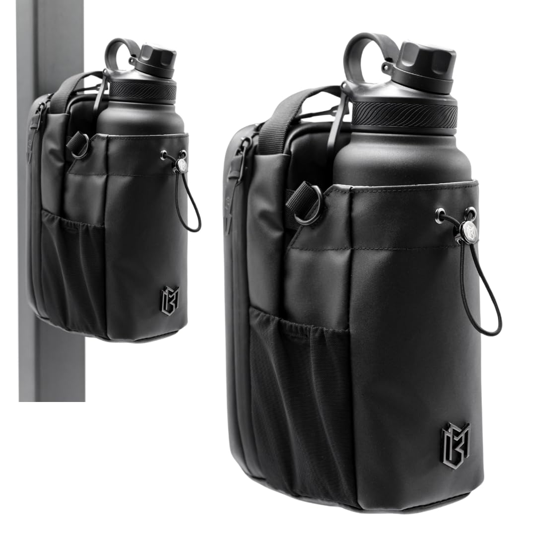 Magnetic Bottle Sling Bag for Men & Women - Hands-Free Gym Bag with Magnetic Attachment for Water Bottles, Phones & Essentials - Perfect for Workouts, Travel, Hiking & Sports - Keep Items Secure & Off Dirty Floors