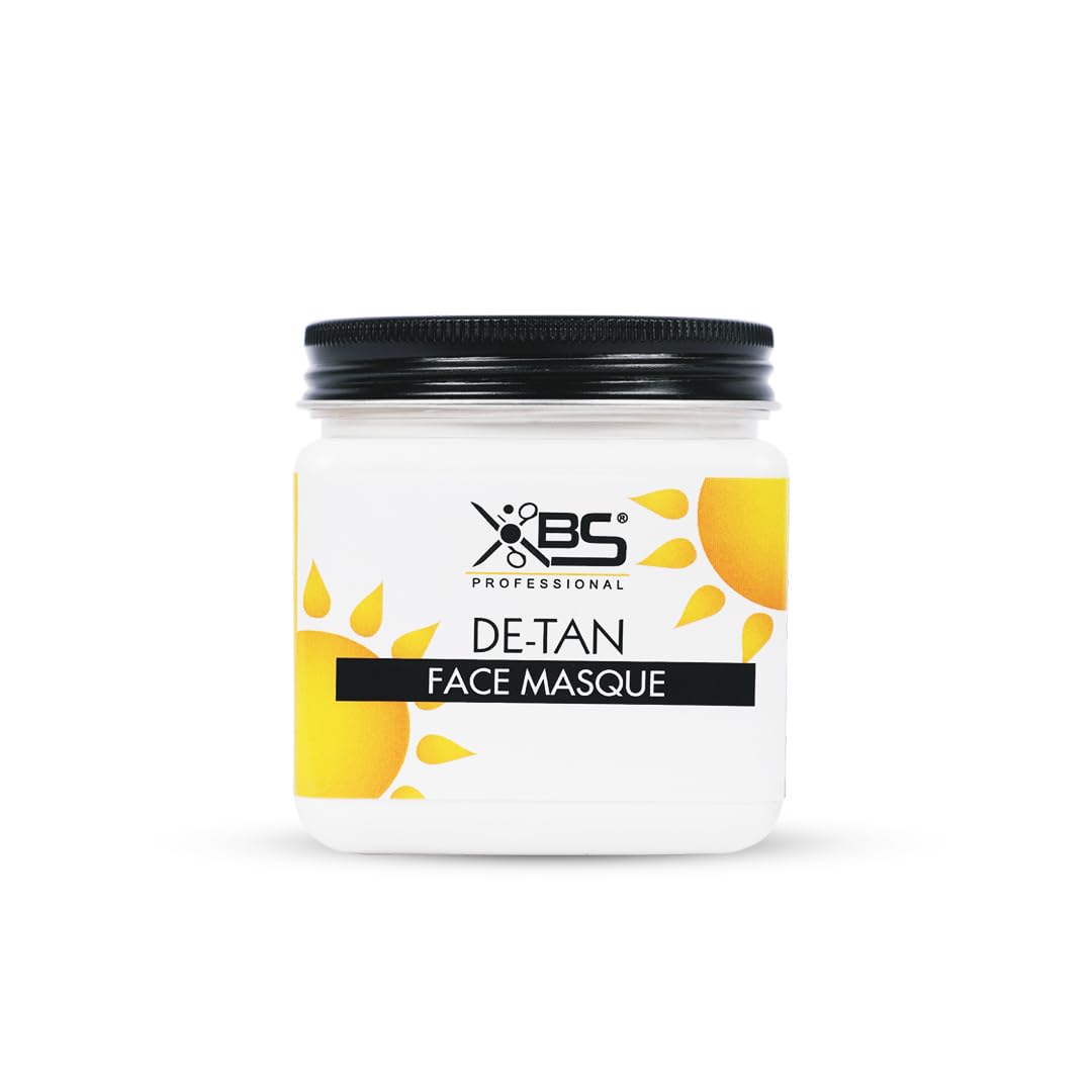 XBS DE TAN Face Mask for Tan Removal & Brightening | Natural Unisex Detan Mask with Anti-Aging & Hydrating Benefits (380ml) | Perfect for Sun-Damaged Skin, Post-Vacation Care & Glowing Complexion