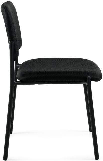 OTG2748B Stacking Chair Without Arms - Lightweight Office Chair for Conference Rooms, Classrooms & Events - Durable Plastic Stackable Chair for Home & Commercial Use