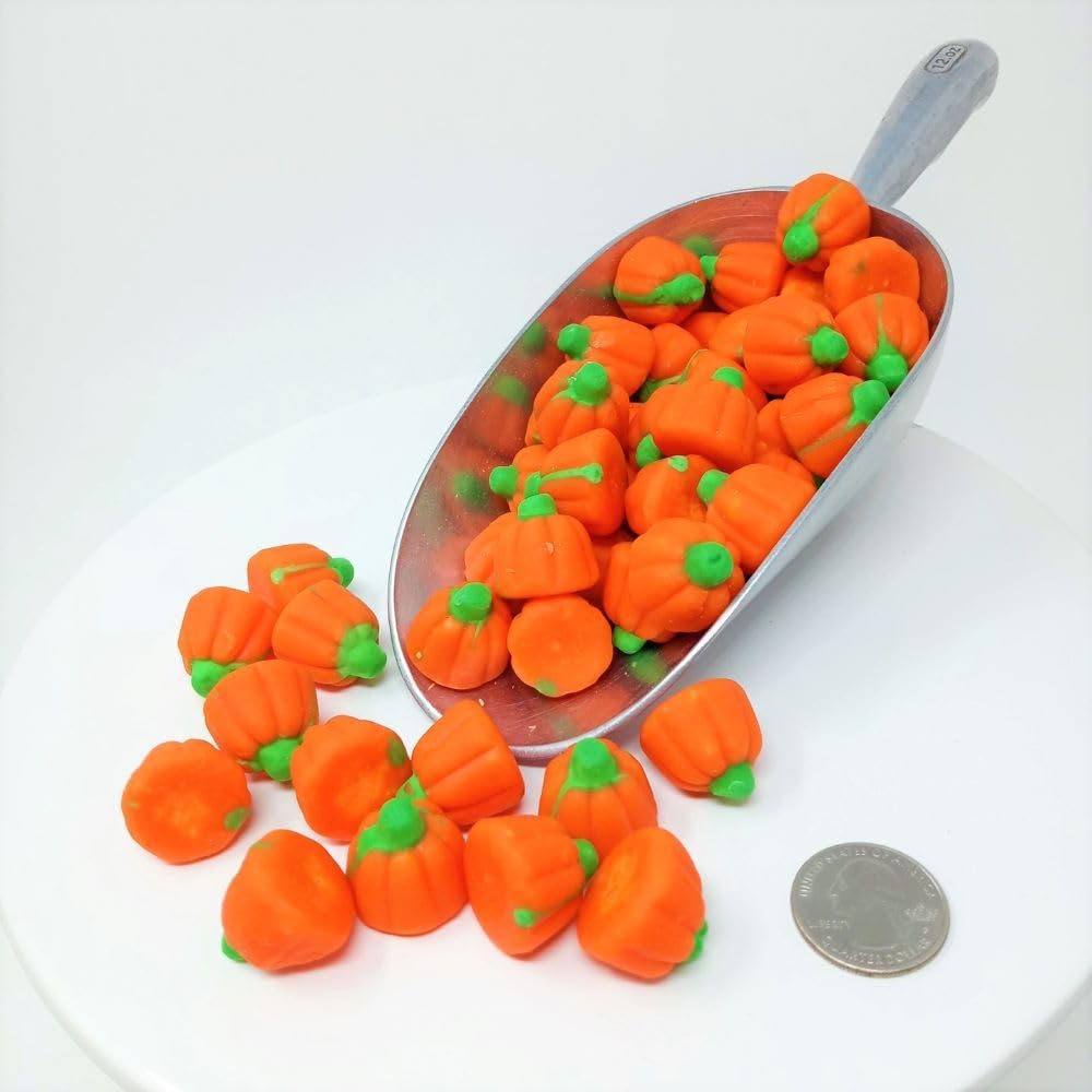 Beulah's Mellocreme Pumpkins - 1 Pound Bag (75 Pieces) | Delicious Candy Corn Alternative for Halloween, Thanksgiving & Fall Parties