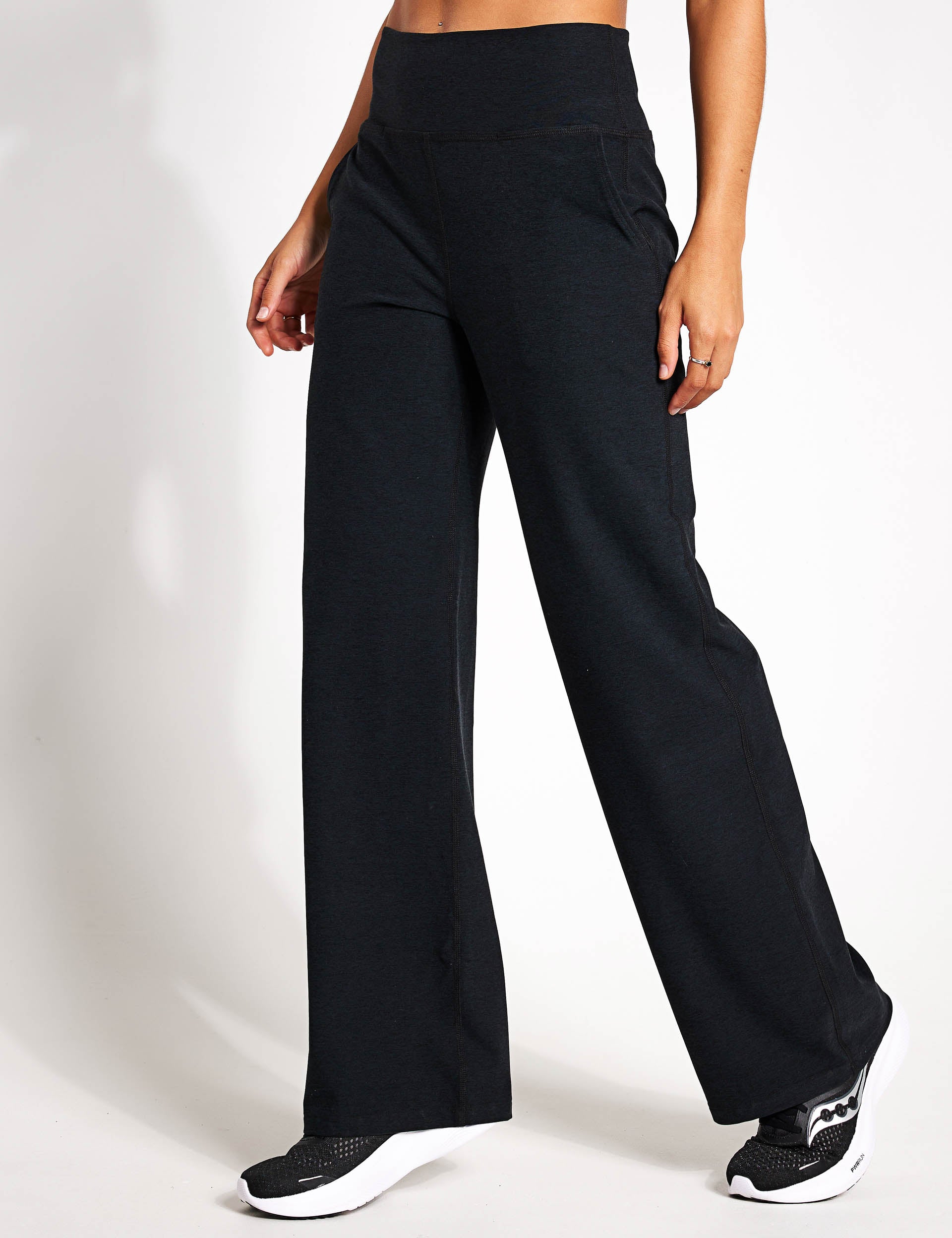 Spacedye Laid Back Pants - Darkest Night Color | Comfortable Stretch Lounge Pants for Women | Perfect for Yoga, Relaxing at Home & Casual Outings