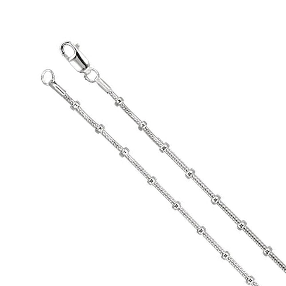 1mm Sterling Silver Snake Chain Necklace for Women | Elegant & Durable
