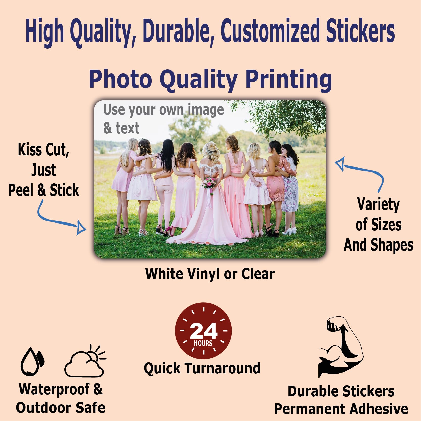 Custom Oval Stickers 1