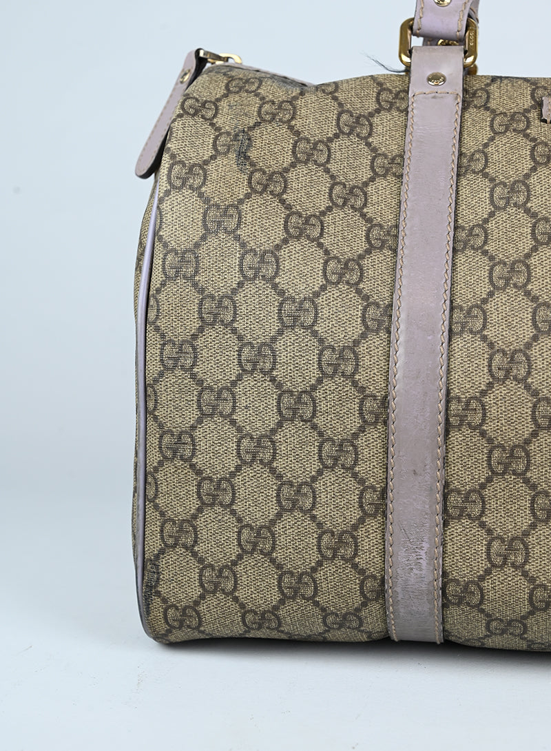 Gucci GG Monogram Bauletto Shoulder Bag in Beige - Luxury Crossbody Purse for Women, Perfect for Work, Travel & Evening Events