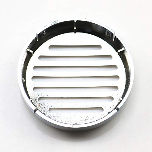 Chrome Motorcycle Round Grill Horn Cover for Honda VT VF750 Magna VLX600 VTX1300 1800 Shadow Cruiser Chopper Custom - Durable & Stylish Upgrade for Bike Protection & Aesthetics - Perfect for Road Trips, Custom Builds & Motorcycle Shows