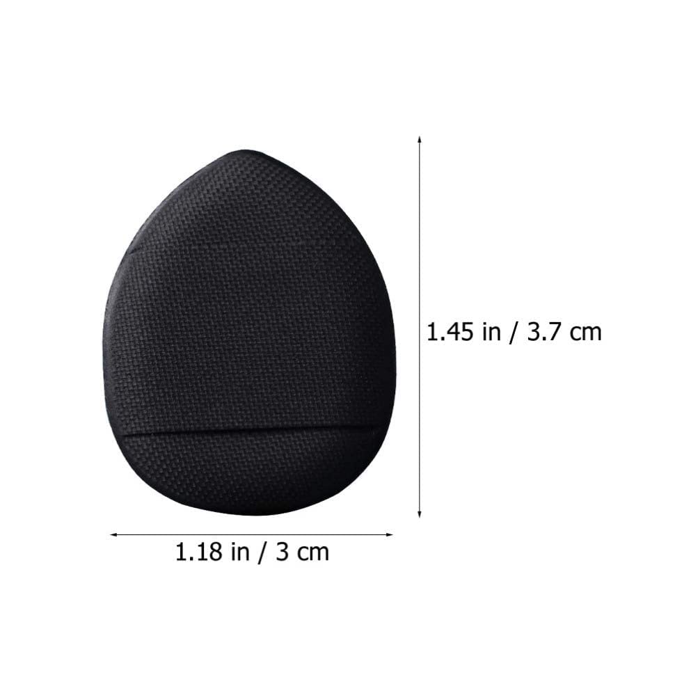 Mini Finger Powder Puff 4 Pack - Soft Cosmetic Finger Sponges for Foundation, BB Cushion, Cream & Concealer Application - Perfect for Travel, Touch-Ups & Professional Makeup Kits
