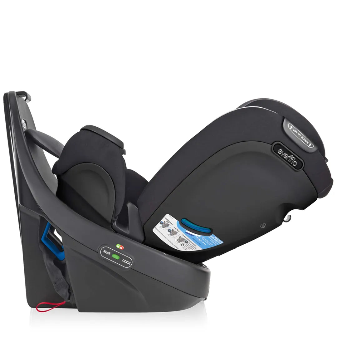 Revolve 360 All-in-One Convertible Car Seat for Toddlers & Infants - Amherst Gray | 360° Swivel, Extended Rear-Facing, Easy Installation | Perfect for Travel, School Runs & Family Road Trips