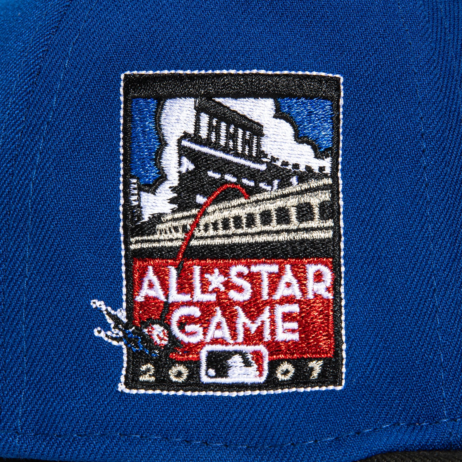 New Era 59Fifty San Francisco Giants 2007 All Star Game Patch Baseball Cap - Royal, Black, Red & Metallic Silver - MLB Fan Gear for Men & Women - Perfect for Games, Collecting & Streetwear Fashion