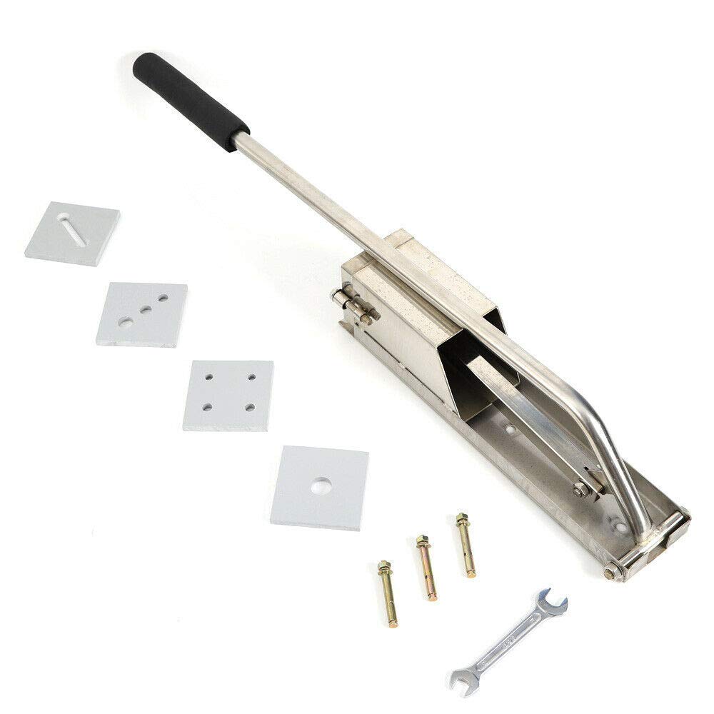 4-Layer Stainless Steel Polymer Clay Extruder - Soft Mud Tool for Pottery, Cake Decorating & Fondant Sculpture | Durable Craft Gun for DIY Art Projects (USA) | Perfect for Ceramic Artists, Bakers & Craft Enthusiasts