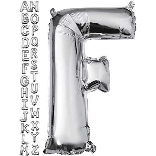 Silver Letter F