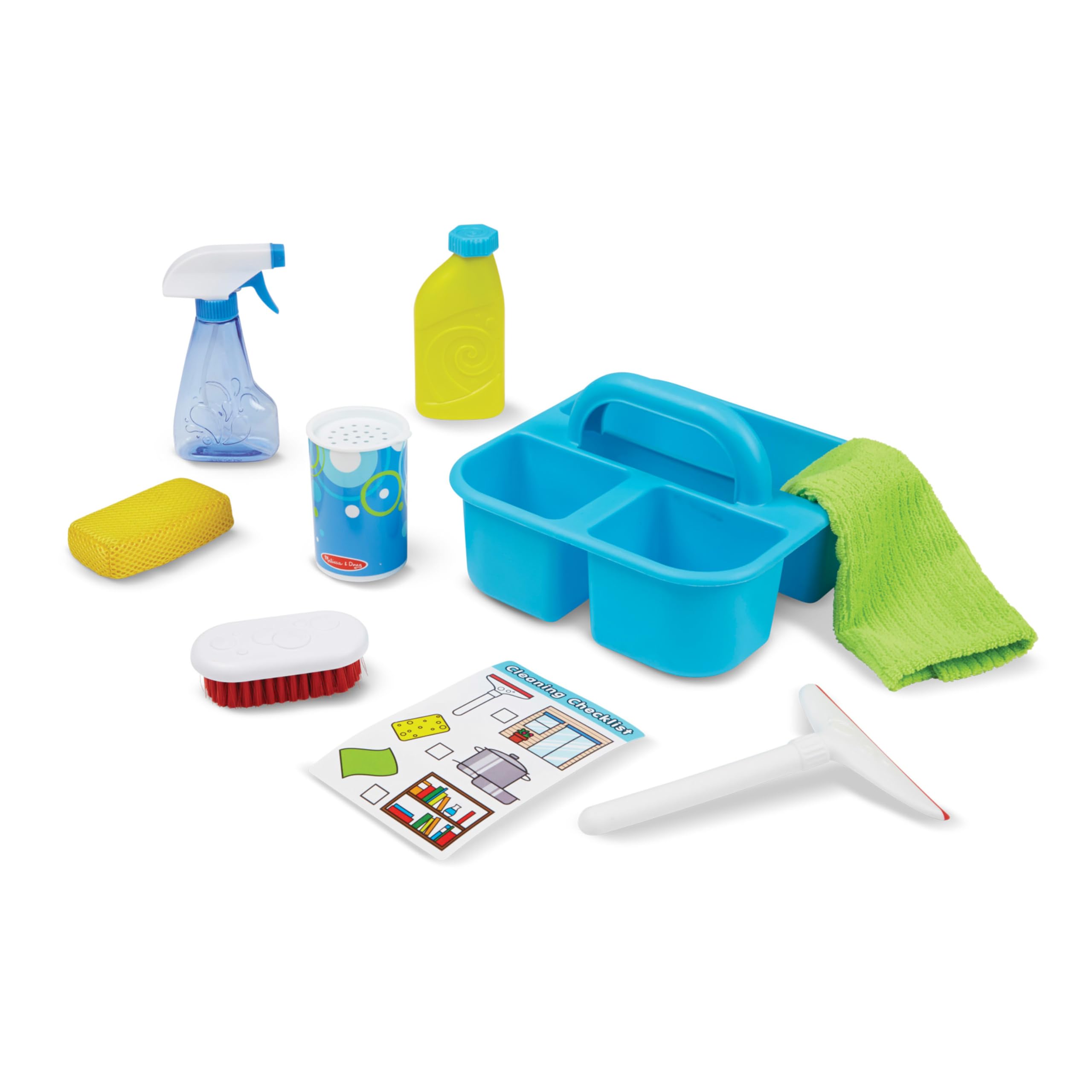 Melissa & Doug Pretend Play Cleaning Set - Spray, Squirt & Squeegee Toy for Kids - Fun Role Play Cleaning Activities for Indoor & Outdoor Play