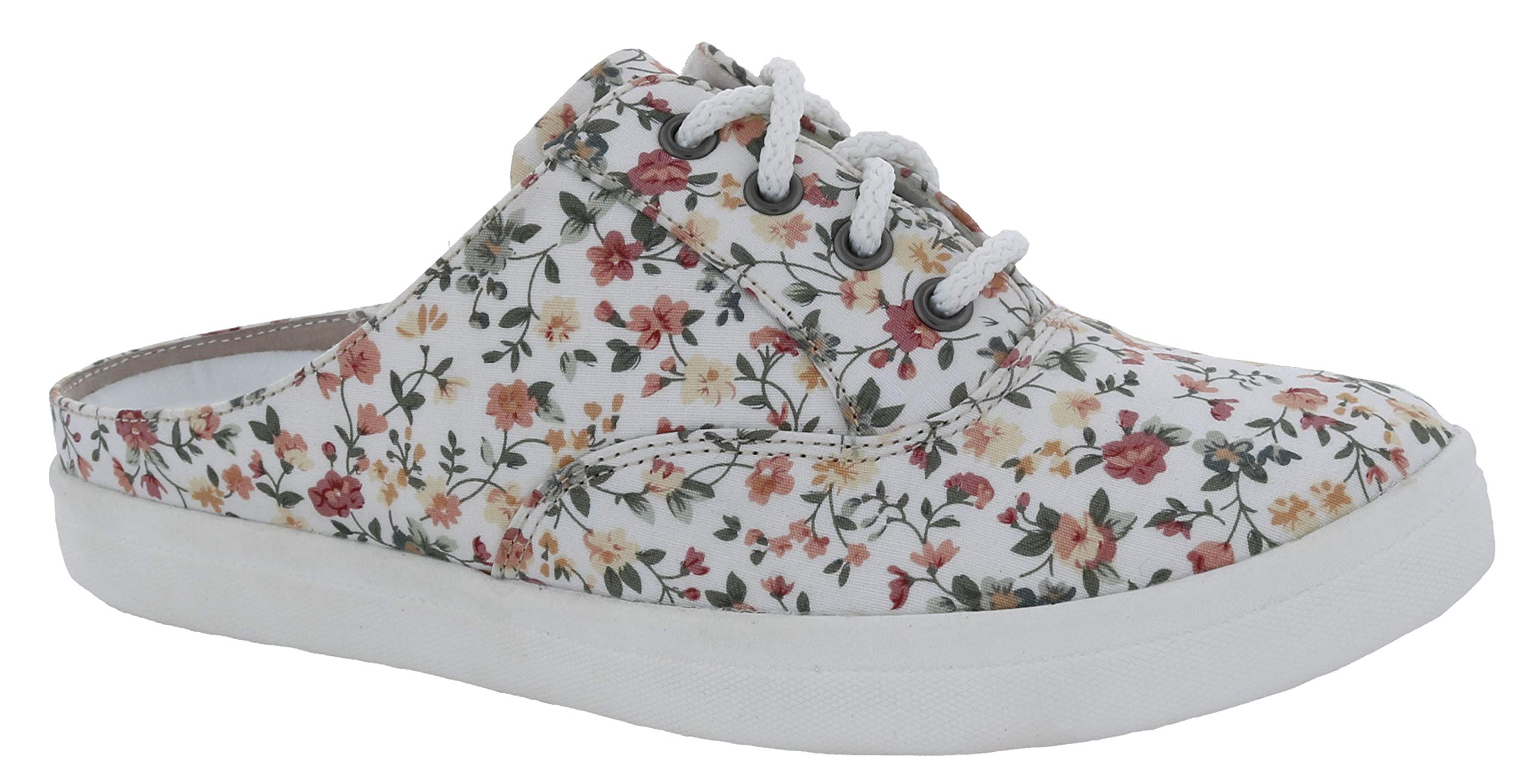 Drew Women's Sunstone Canvas Clog - Comfortable Slip-On Shoes for Women, Casual Summer Clogs with Arch Support - Perfect for Gardening, Beach, and Everyday Wear
