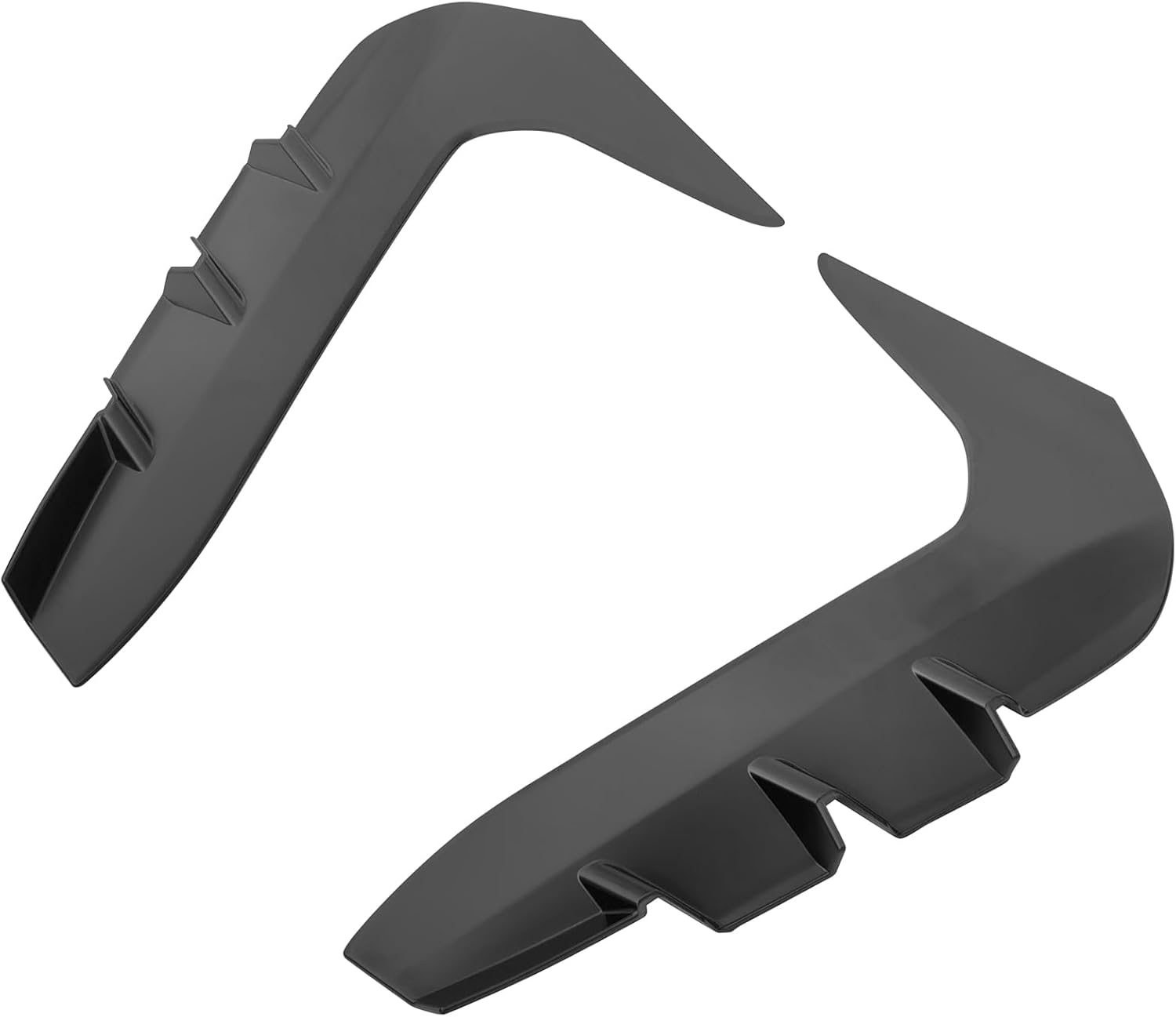 STI Style Matte Black ABS Plastic Front Fender Side Vent for 2022-2024 Subaru BRZ & Toyota GR86 - 2PC Set, Decorative Trim Cover for Enhanced Sporty Look - Perfect for Car Enthusiasts & Auto Customization Projects