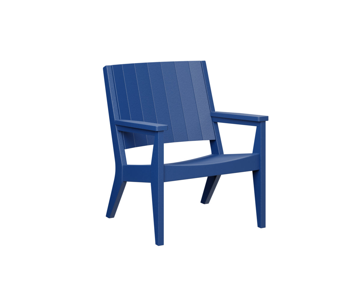 Berlin Gardens Mayhew Chat Chair - Outdoor Patio Conversation Chair with Cushion, Weather-Resistant Steel Frame - Perfect for Garden, Deck, and Poolside Relaxation