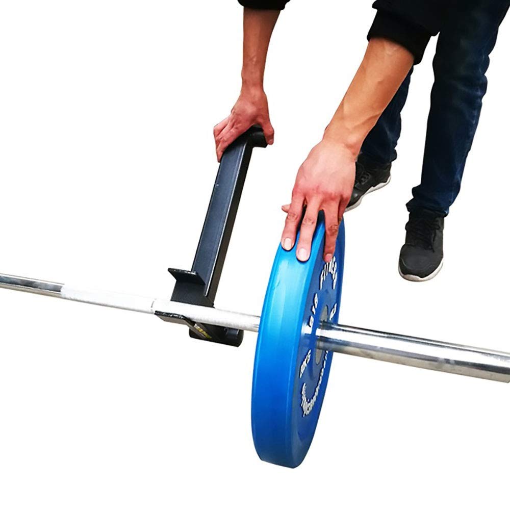 Deadlift Barbell Jack - Heavy Duty Olympic Weight Plate Loader & Unloader - Perfect for Deadlift Training, Weightlifting & CrossFit Workouts