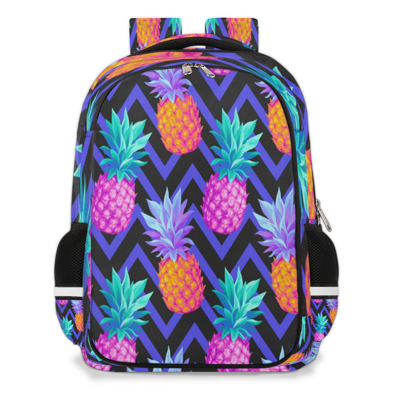 **Lightweight Waterproof Pineapple Laptop Backpack for Travel, School & College – Large Capacity with Multiple Pockets – Perfect for Commuting, Hiking & Daily Use**