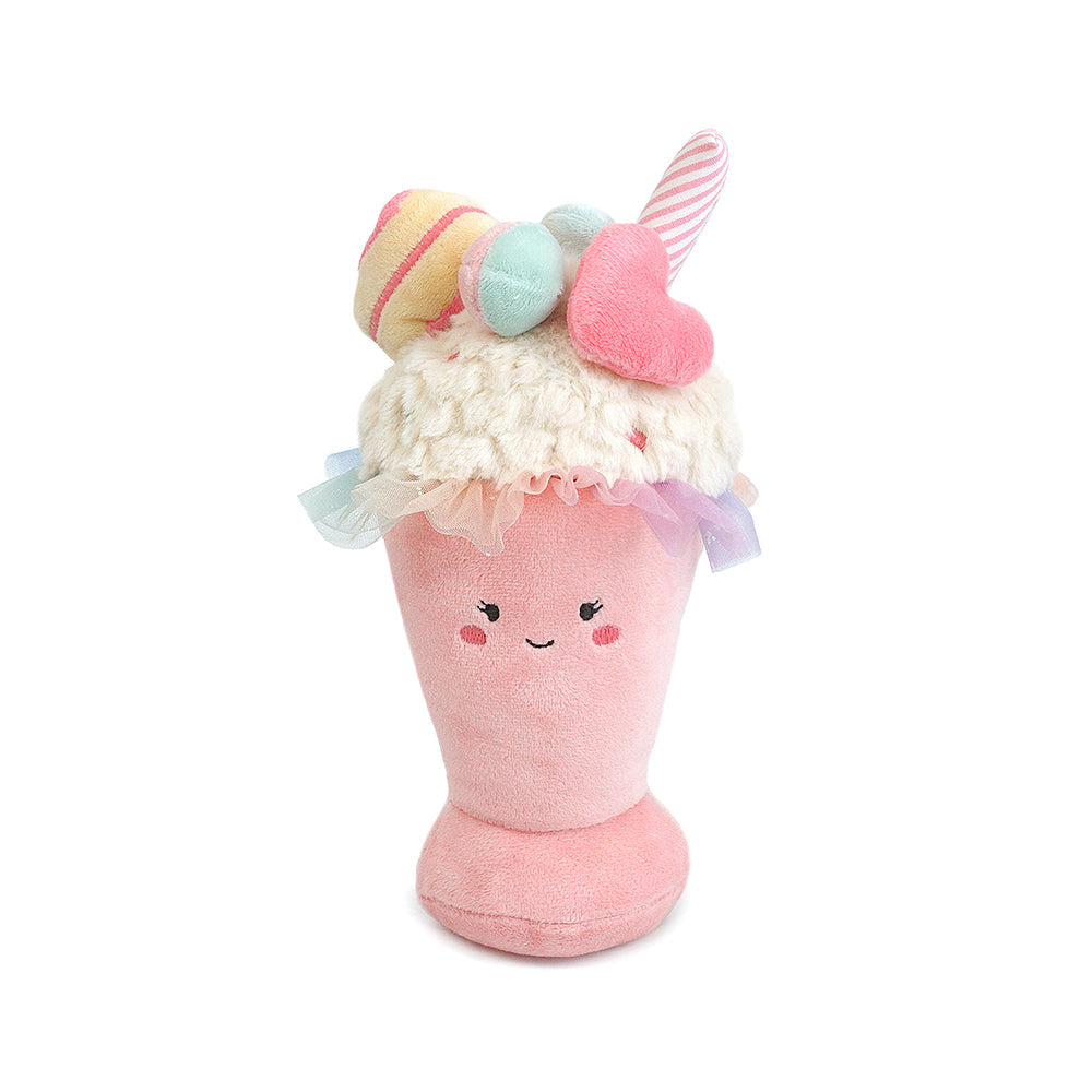 Soft and Cute Milkshake Plush Toy - Kawaii Dessert Stuffed Animal for Kids, Teens, and Adults - Perfect for Bedroom Decor, Gift Giving, and Stress Relief