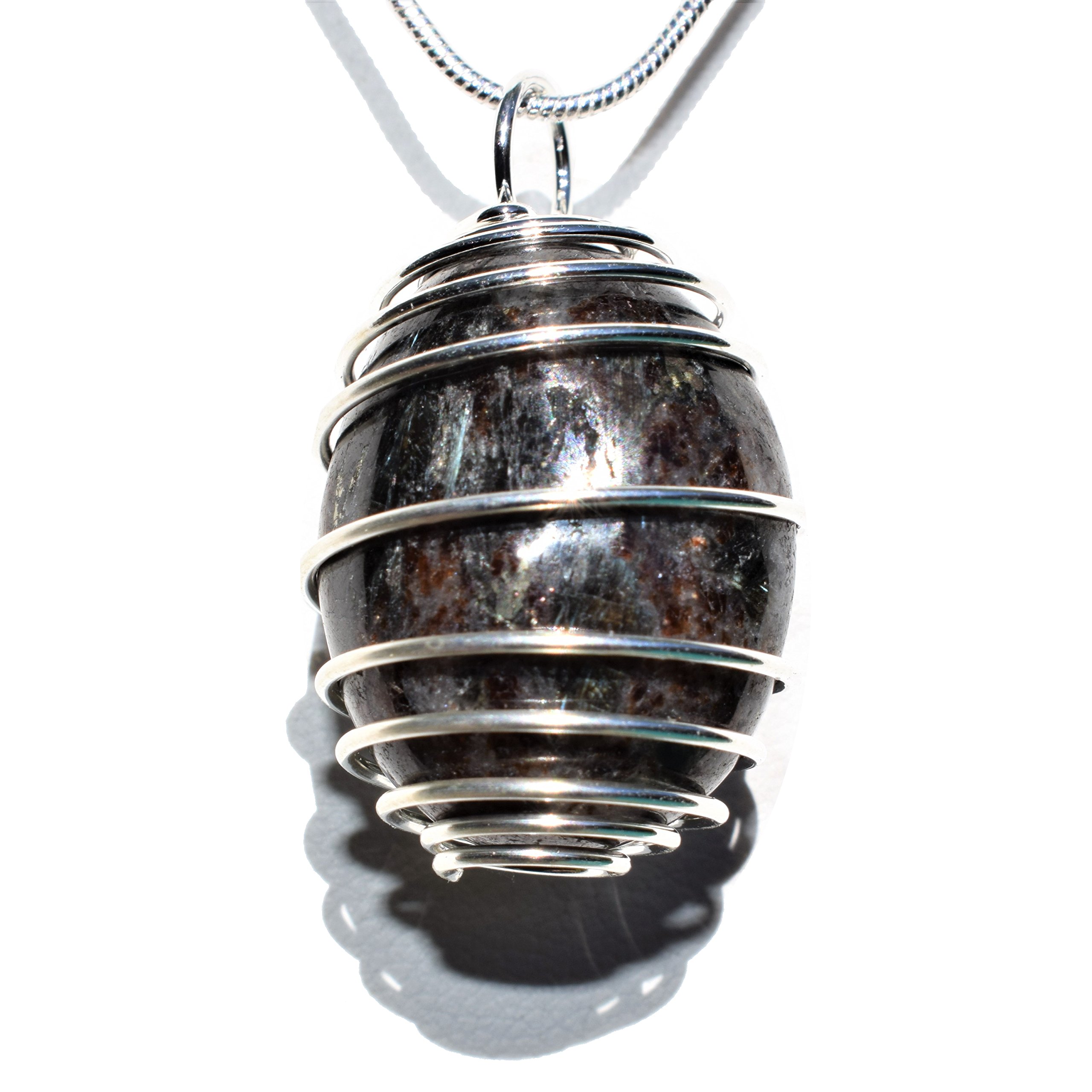 Zenergy Gems Natural Polished Crystal Pendant with 20