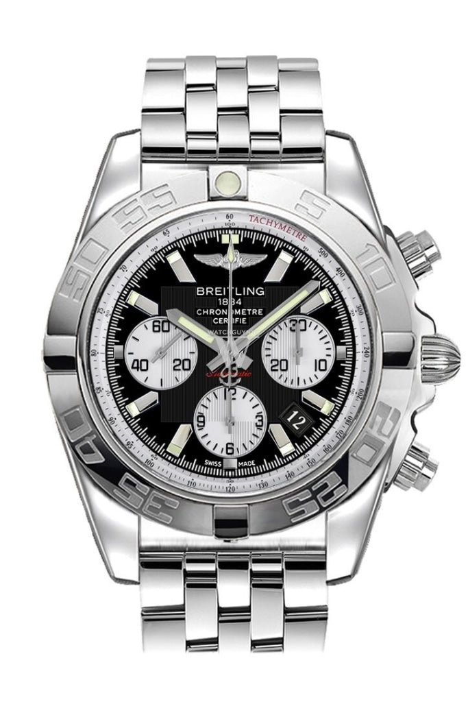 Breitling Chronomat 44 Men's Automatic Watch AB011012/B967 375A - Luxury Stainless Steel Chronograph for Business & Formal Occasions
