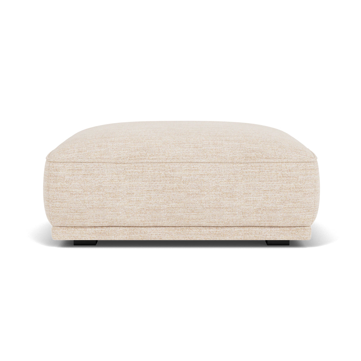 Leonora Fabric Storage Ottoman with Tufted Top - Stylish Footrest, Coffee Table & Extra Seating for Living Room, Bedroom & Dorm