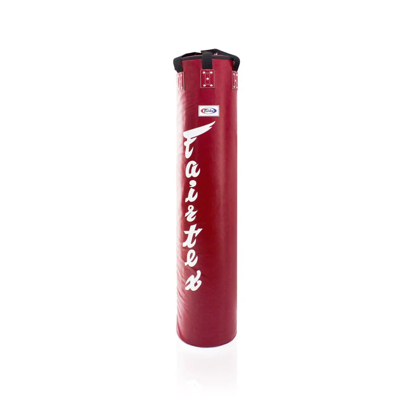 Fairtex HB6 6FT Muay Thai Heavy Duty Banana Punching Bag for Kickboxing, MMA Training & Home Gym Workouts - Premium Boxing Equipment for Adults & Fighters