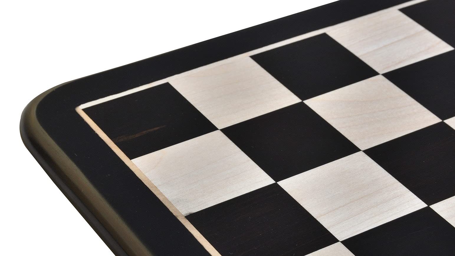 Premium Handmade Ebony & Box Wood Chess Board - 21 x 21 Inches, 55mm Squares | No Pieces Included | Heavy Duty 4000g Board Game for Indoor Play | Perfect for Tournaments, Home Decor & Strategy Game Lovers