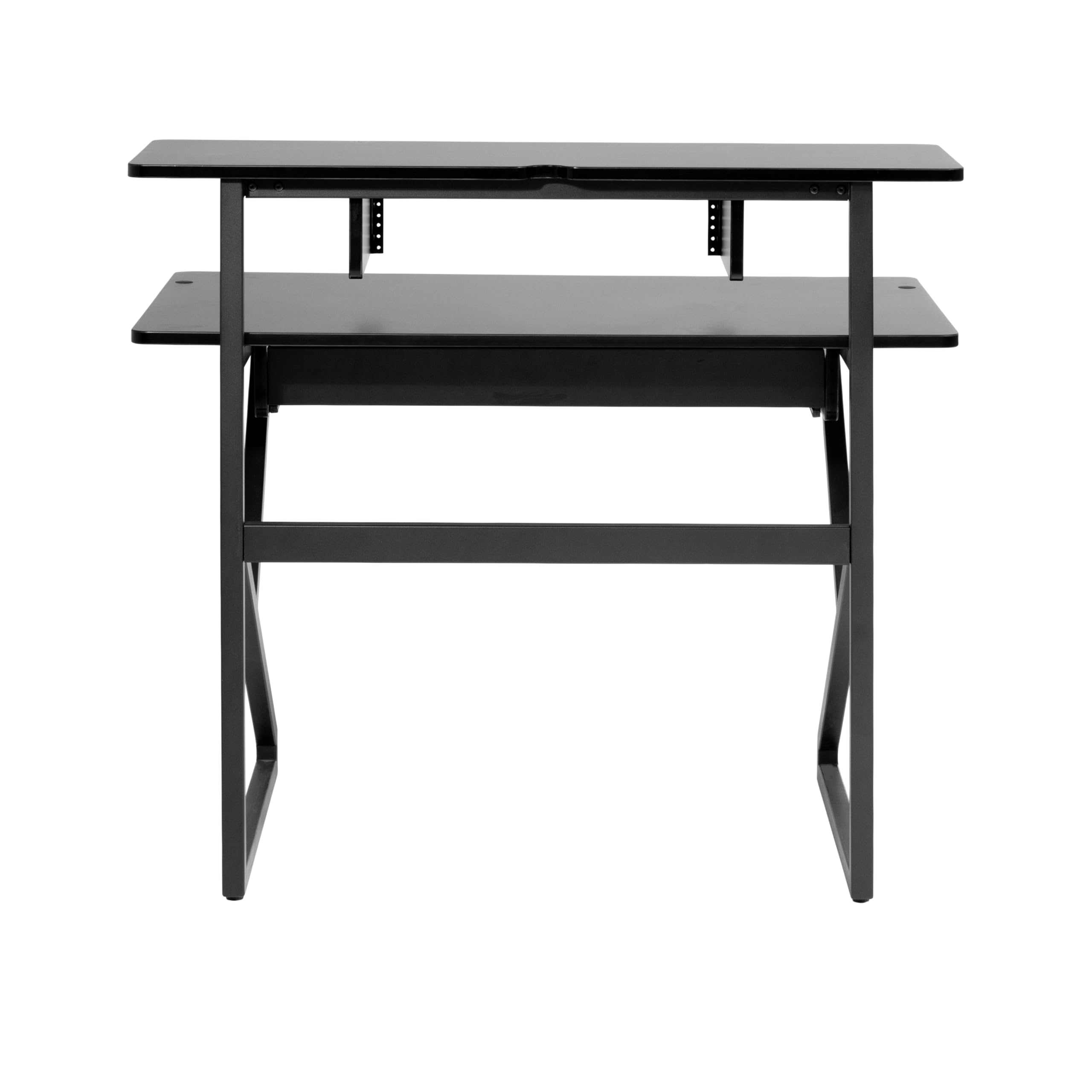 Gator Frameworks GFW-DESK-MAIN Content Creator Main Desk - Professional Studio Workstation for Video Editing, Streaming & Podcasting - Perfect for Home Office & Gaming Setup