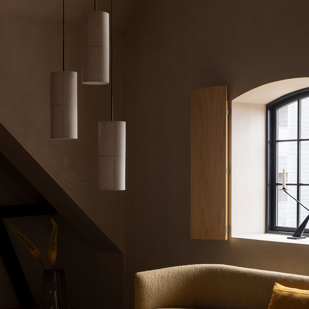 Hashira Pendant Lamp - Modern Japanese Inspired Hanging Light Fixture for Dining Room, Kitchen Island & Bedroom Lighting