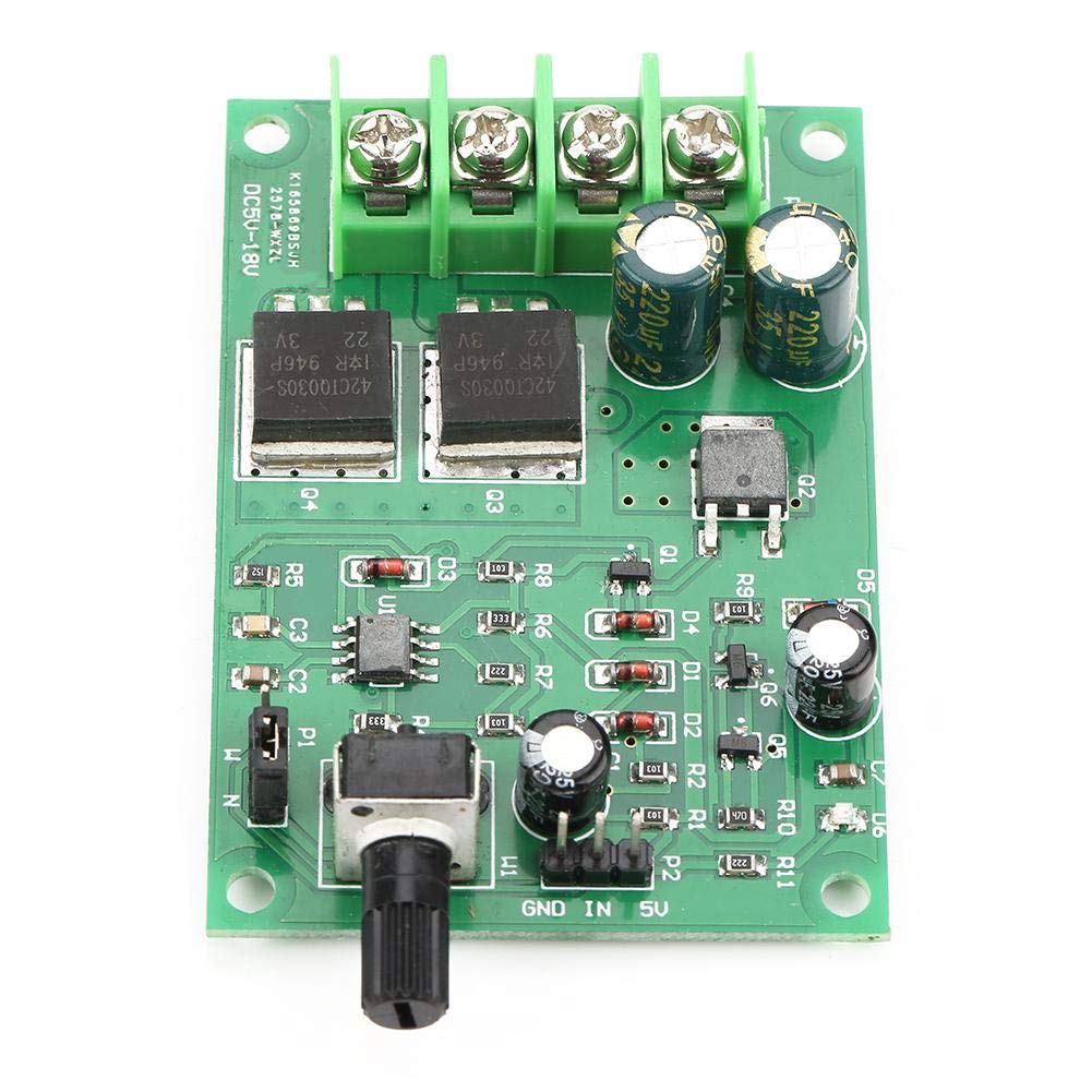 PWM DC Motor Speed Controller - 12V 24V Adjustable Motor Drive Module with Switch - Perfect for DIY Robotics, CNC Machines, and Industrial Automation Projects