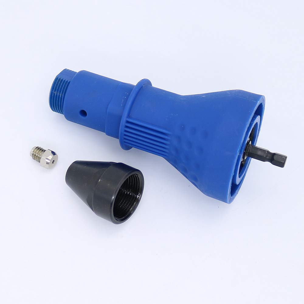 Cordless Electric Rivet Nut Gun - Heavy Duty Riveting Tool Adapter for Drill | Perfect for Metalworking, Automotive Repair & DIY Projects