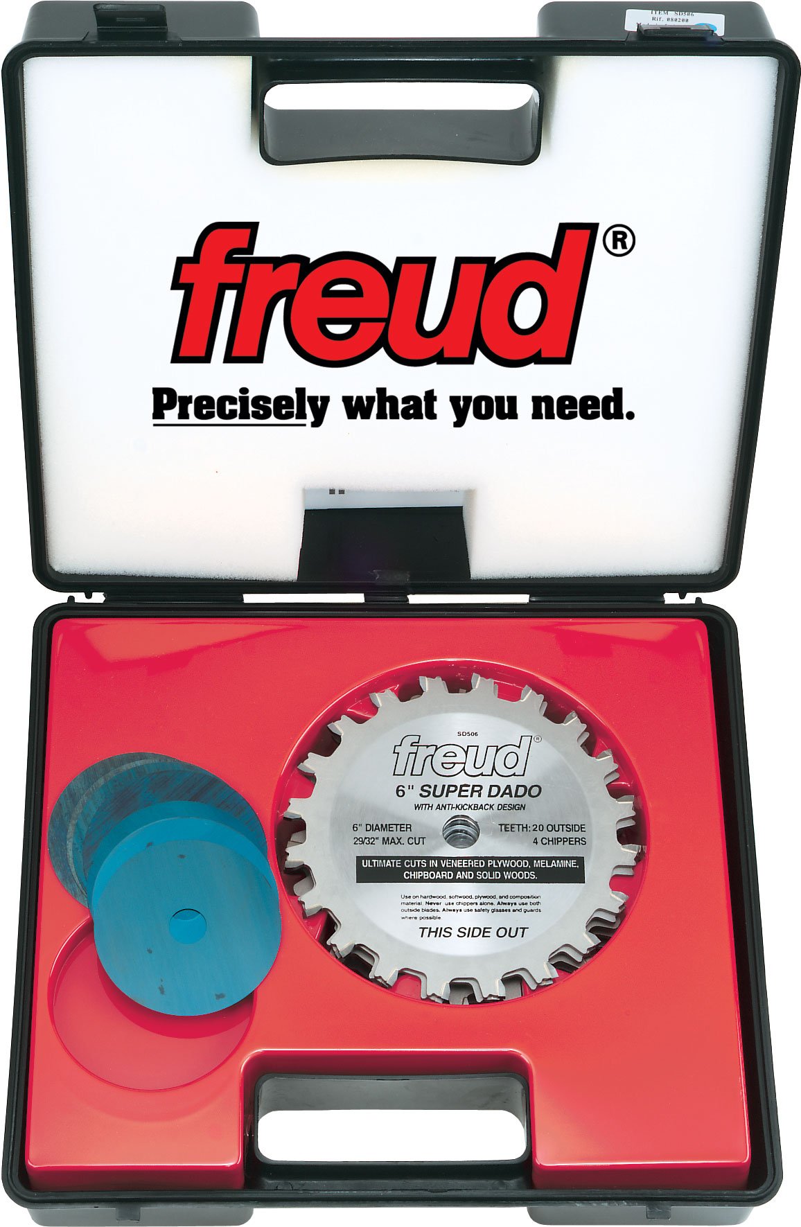 Freud SD510 10-Inch Super Dado Set - Premium Woodworking Tool for Cabinets, Shelves & Furniture Making | Perfect for Table Saws & Wood Joints