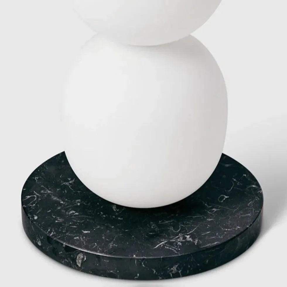 Modern White Multi-Ball Stacked Floor Lamp - Stylish LED Lighting for Living Room, Bedroom & Office Decor