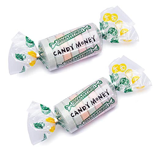 Fruidles Smarties Hard Candy Roll - Assorted Flavors Individually Wrapped (2 Pounds) - Perfect for Parties, Halloween Treats & Office Snacks