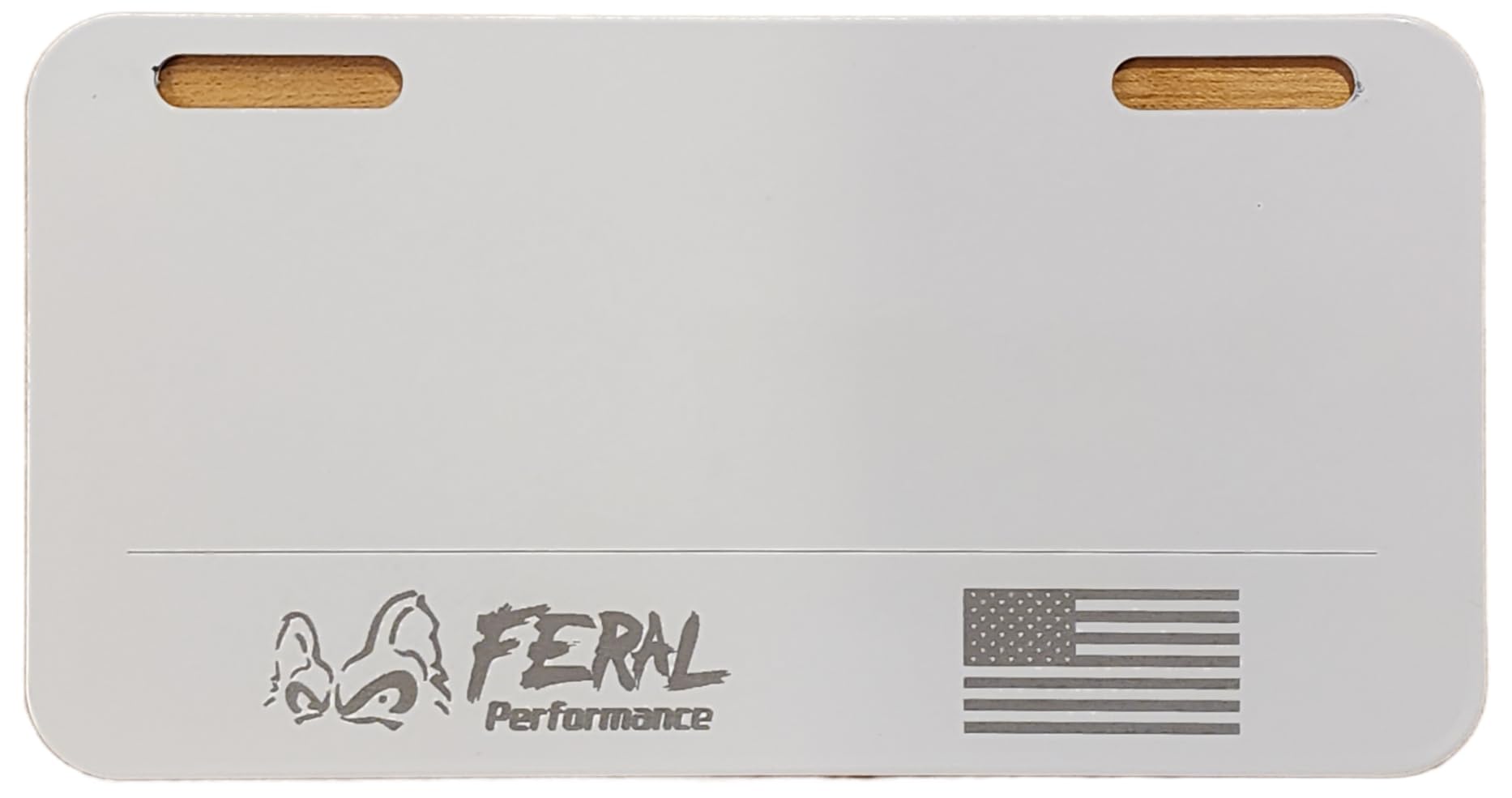 Custom ATV/UTV License Plate Kit - White Aluminum with Letters, Numbers & Hardware Included | Durable Side by Side Personalization for Off-Road Vehicles, Motorcycles & Trailers