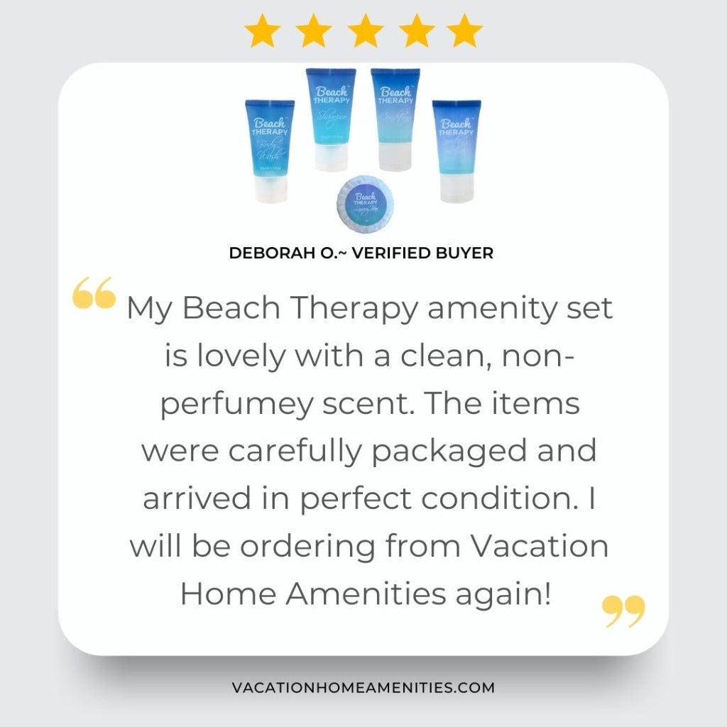 Luxury Hotel Toiletries Set - Premium Travel-Sized Shampoo, Conditioner, Body Wash & Lotion in Elegant Gift Bags | Perfect for Beach Vacations, Spa Getaways & Hotel Stays