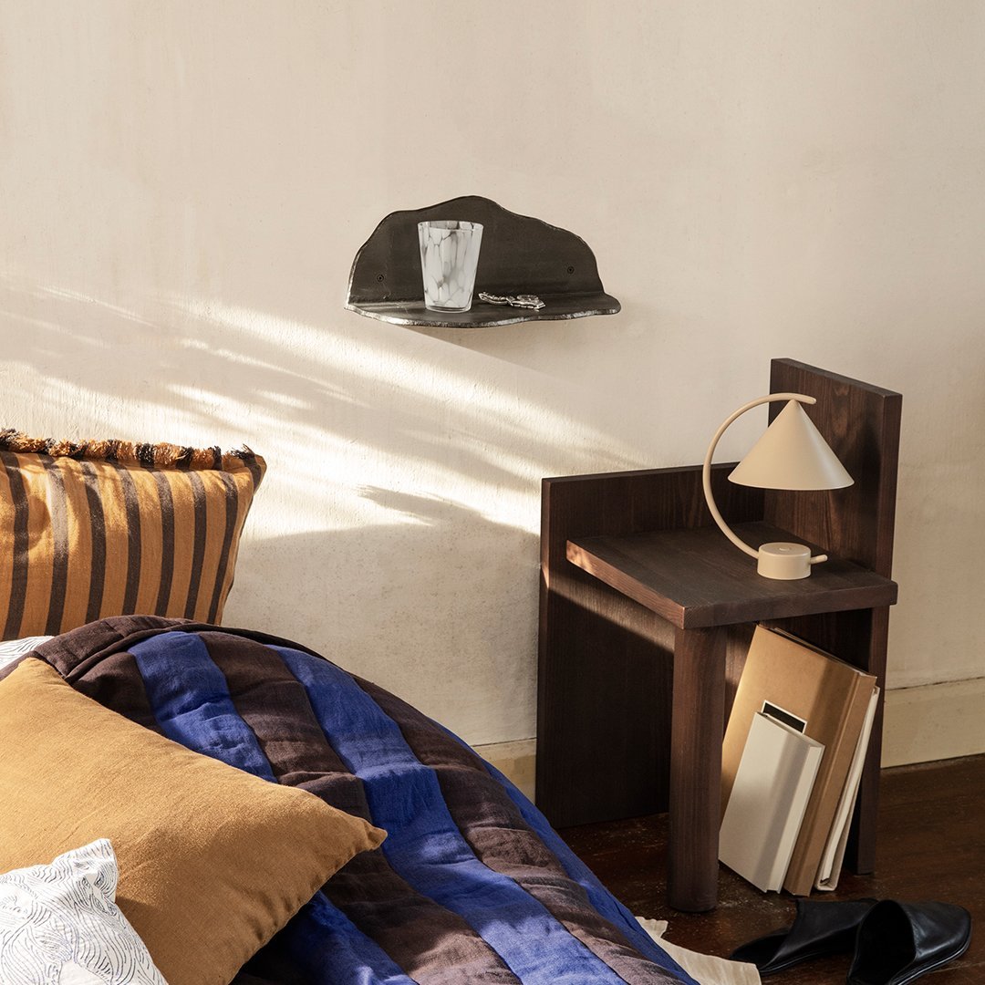 Ferm Living Fracture Shelf - Modern Wall Shelf for Home & Office Decor - Perfect for Displaying Books, Plants & Decorative Items