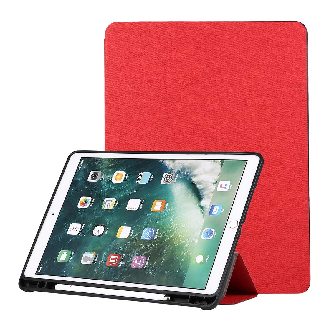 Universal Protective Case for iPad Pro 10.5/iPad Air 3/iPad 10.2 - Shockproof Durable Cover with Built-in Pencil Holder, Tri-Fold Stand & Auto Sleep/Wake | Perfect for Work, Study & Travel