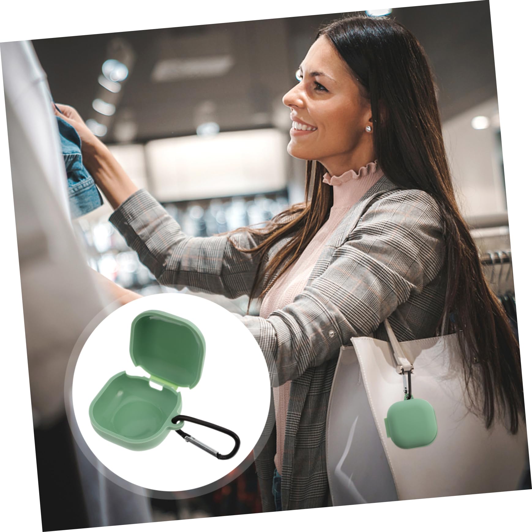 Gadpiparty 3 Pack Wireless Earbuds Case for Buds Live - Soft Silicone Cover with Smooth Texture, Portable Earphone Organizer - Perfect for Travel, Gym & Daily Use