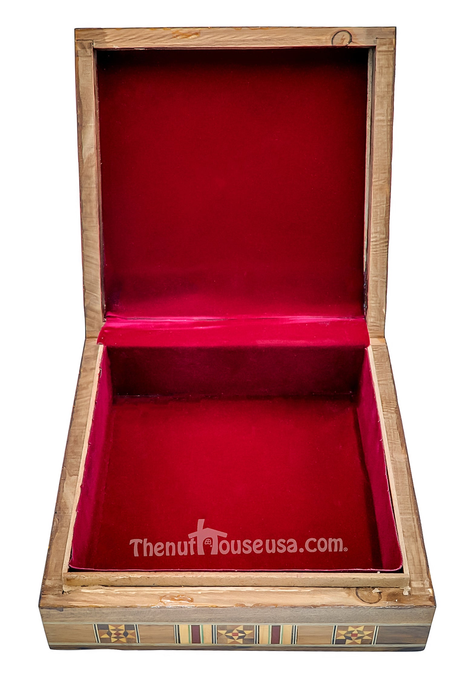 Handmade Syrian Wooden Jewelry Box 70013 - Elegant Storage for Necklaces, Rings & Earrings - Perfect Gift for Women & Home Decor