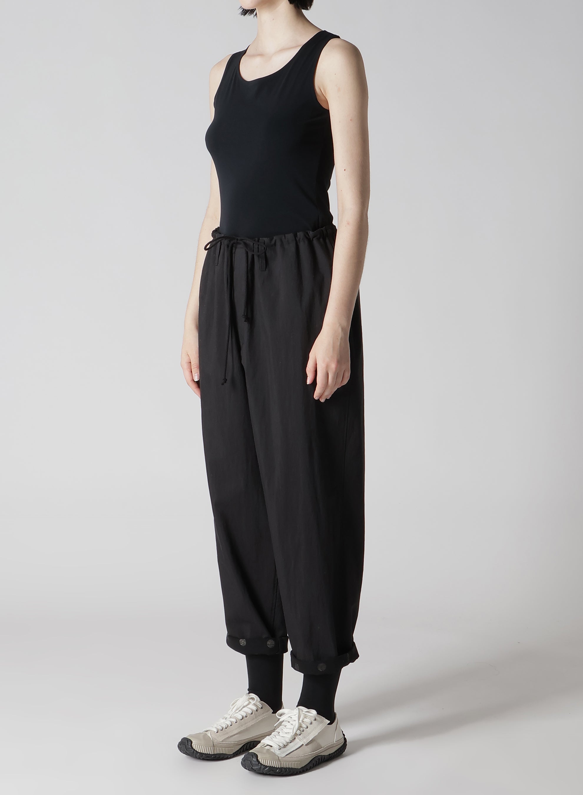 C/NY Gabardine High-Waisted Stitched Pants for Women - Stylish & Comfortable Office Wear, Business Casual & Travel Outfits