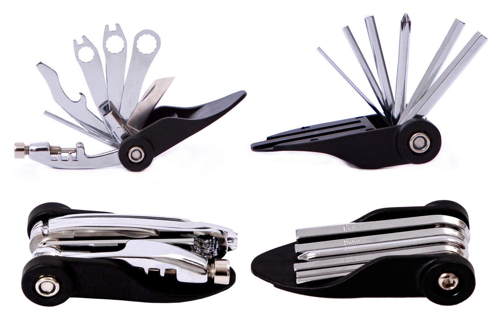 YBEKI Bike Saddle Bag Repair Tool Kit - Portable Bicycle Multi-Tool Set with Chain Tool, Tire Levers & Seat Pack for Road & Mountain Bikes - Perfect for Cycling Commutes & Outdoor Adventures (6-Month Warranty)