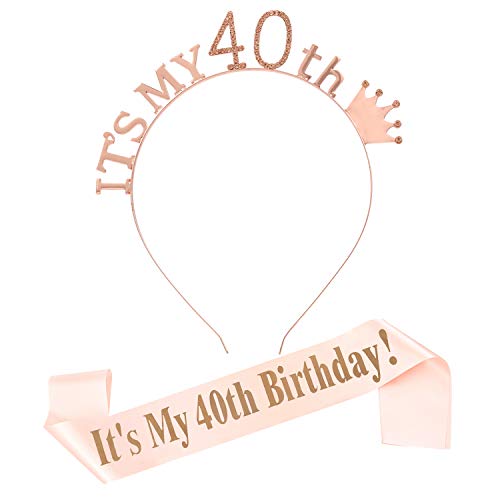 40th-headpiece Sash Set